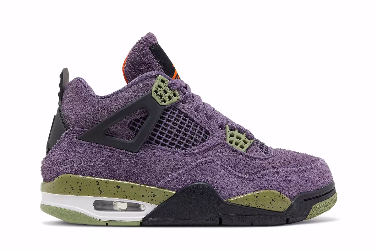 Women's Air Jordan 4 Canyon Purple, view 2