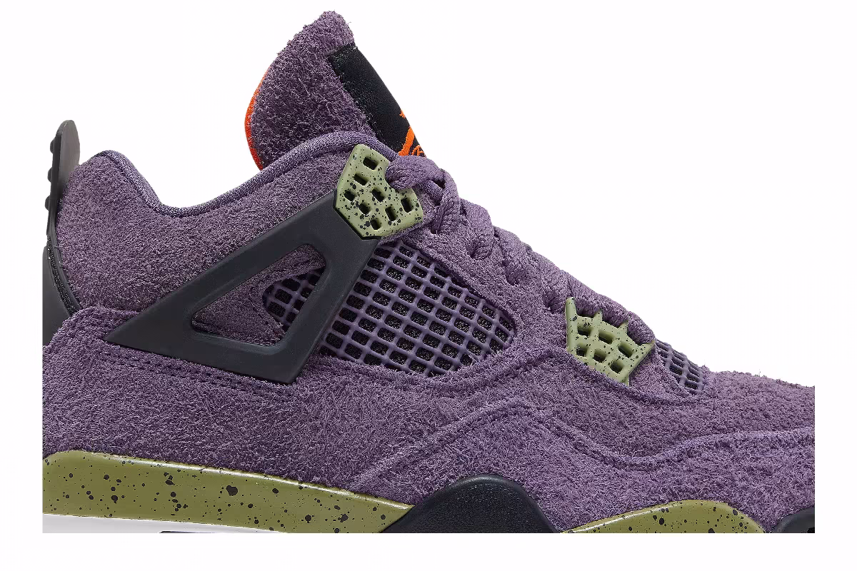 Women's Air Jordan 4 Canyon Purple, view 3