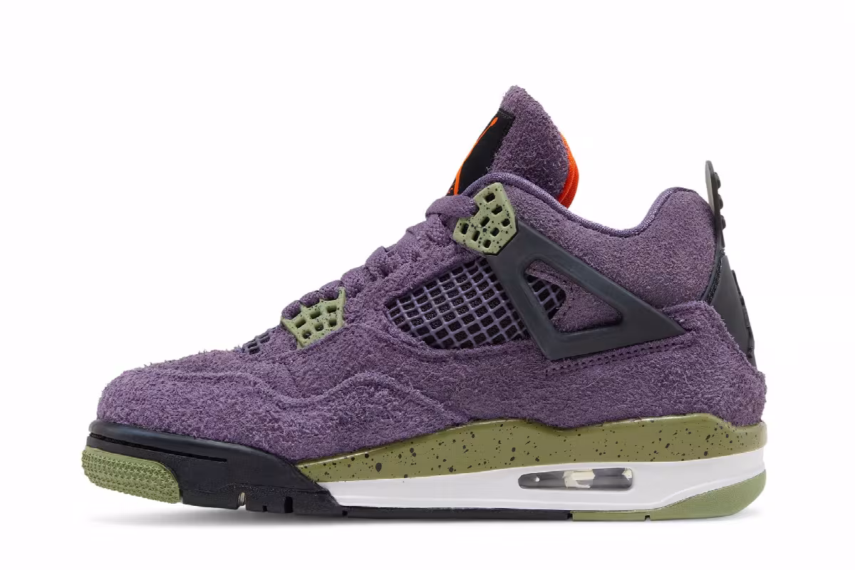 Women's Air Jordan 4 Canyon Purple, view 4
