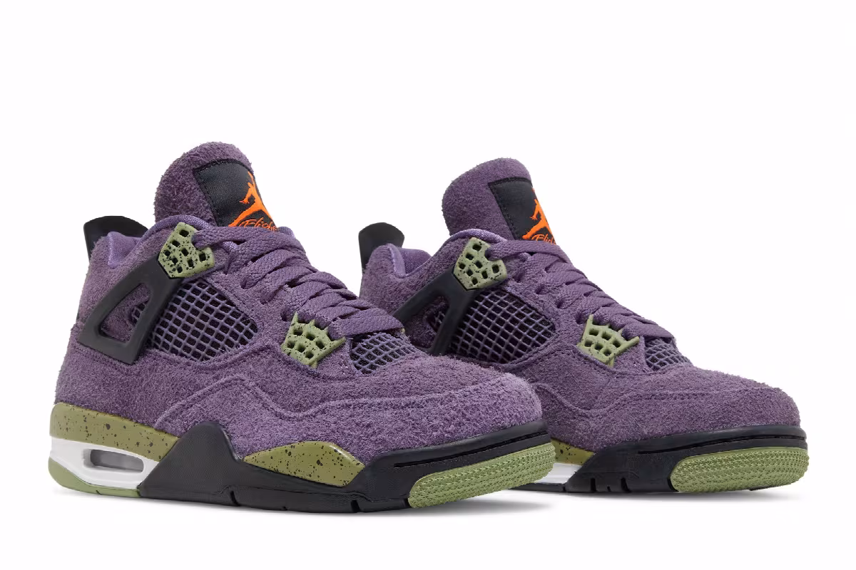 Women's Air Jordan 4 Canyon Purple, view 9