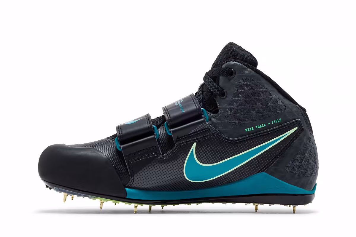 Nike Zoom Javelin Elite 3 Black Electric Algae, view 4