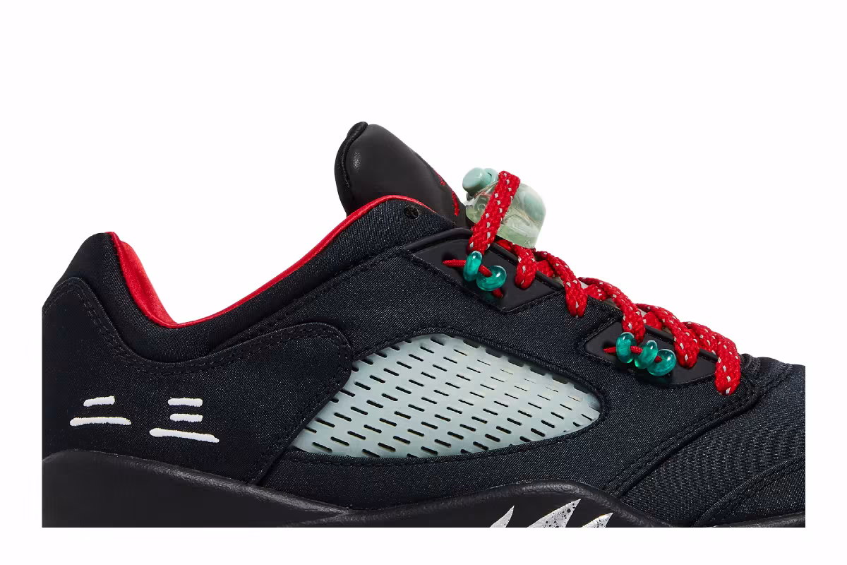 CLOT x Air Jordan 5 Low Jade, view 3