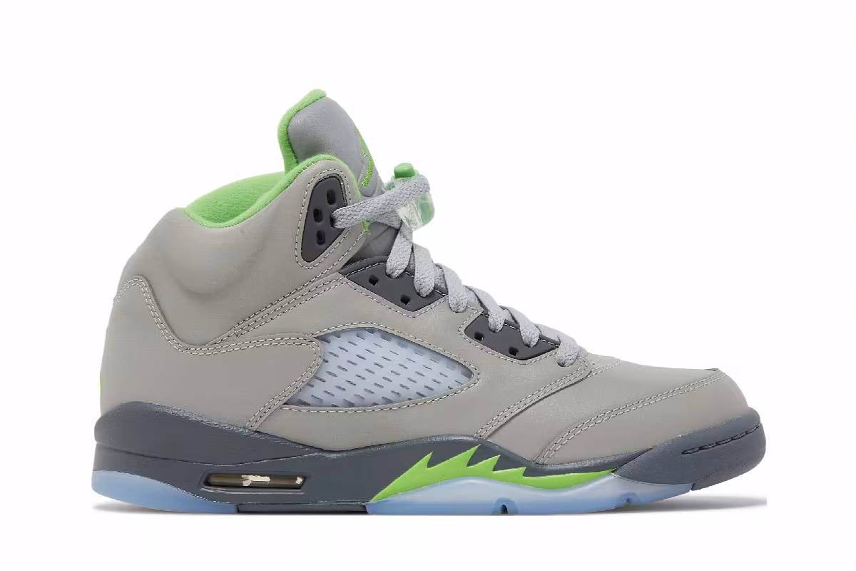 Air Jordan 5 GS Green Bean 2022, view 2