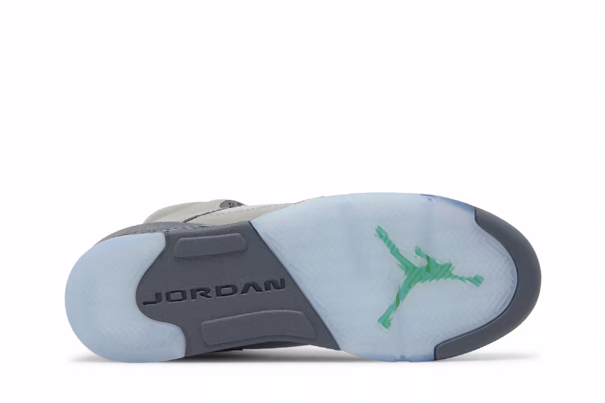 Air Jordan 5 GS Green Bean 2022, view 5