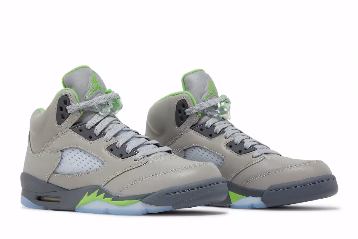 Air Jordan 5 GS Green Bean 2022, view 9