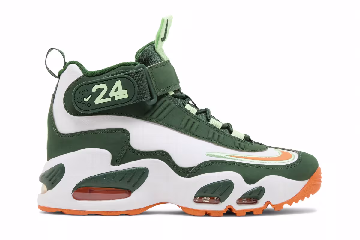 Nike Air Griffey Max 1 GS Miami Hurricanes, view 2