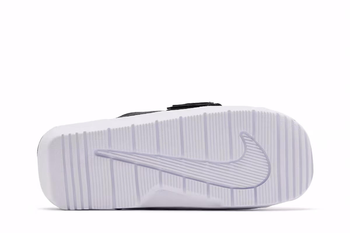 Nike Asuna Slide Black White, view 5