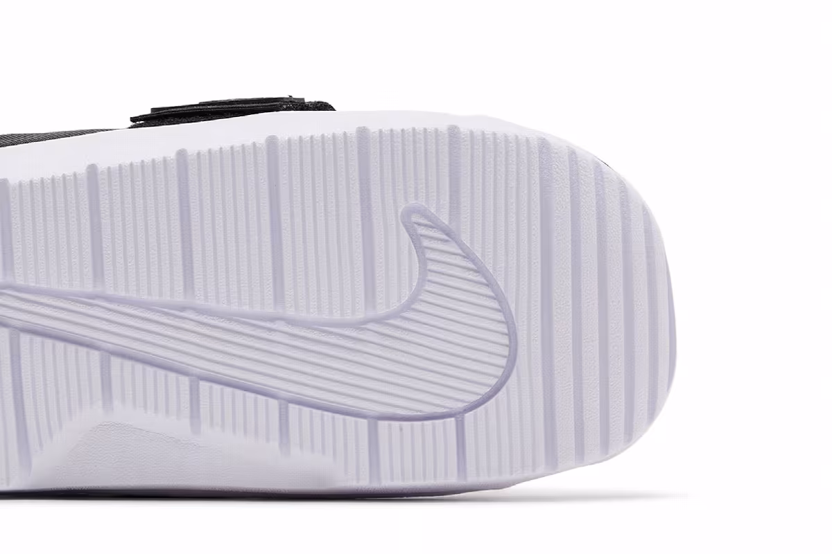 Nike Asuna Slide Black White, view 6