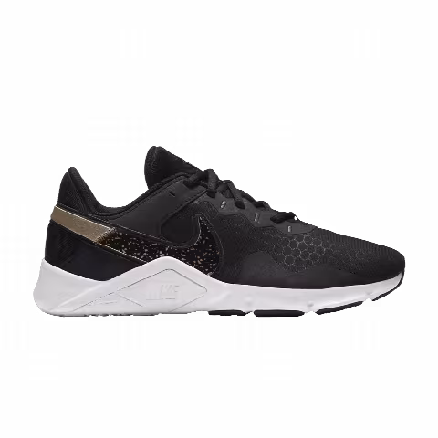 Nike Wmns Legend Essential 2 Premium 'Black Metallic Gold Grain'