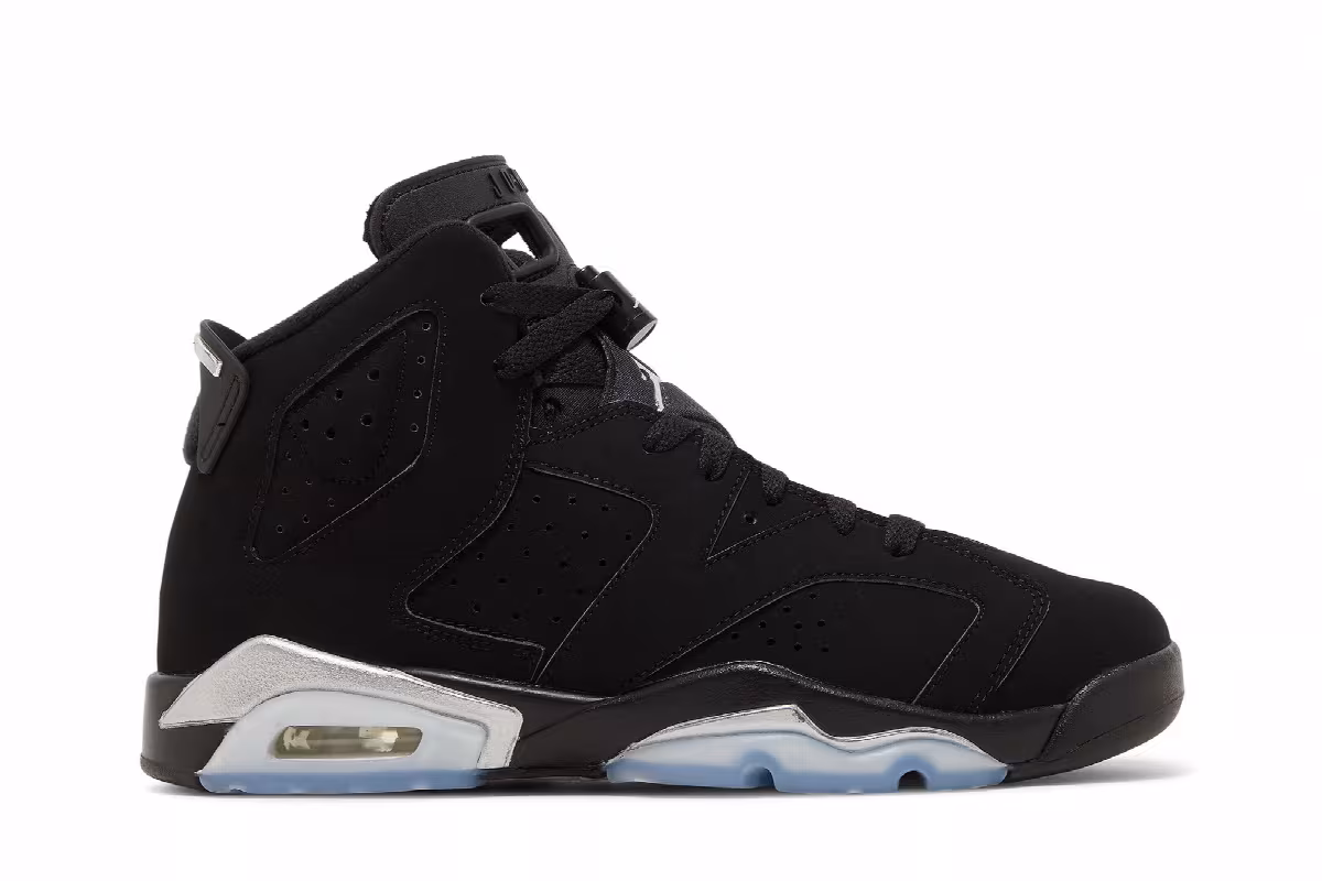 Air Jordan 6 GS Chrome, view 2