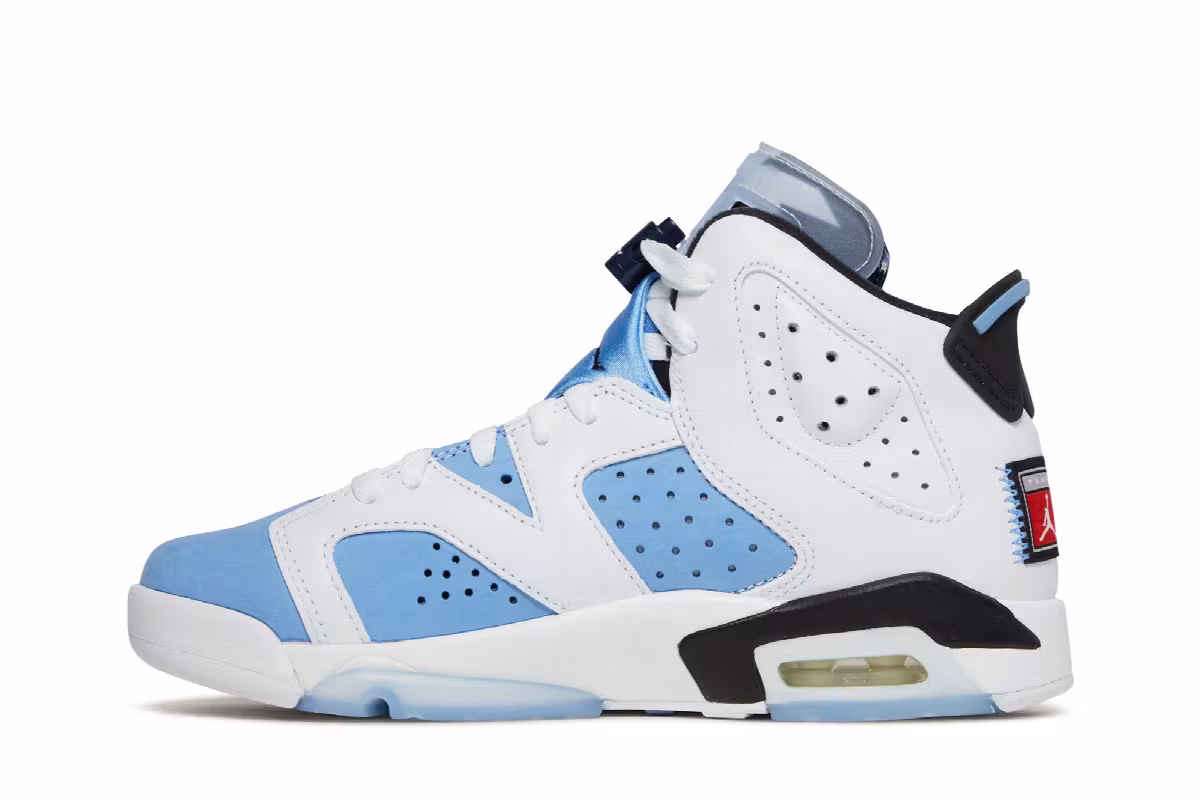 Air Jordan 6 GS UNC Home, view 4