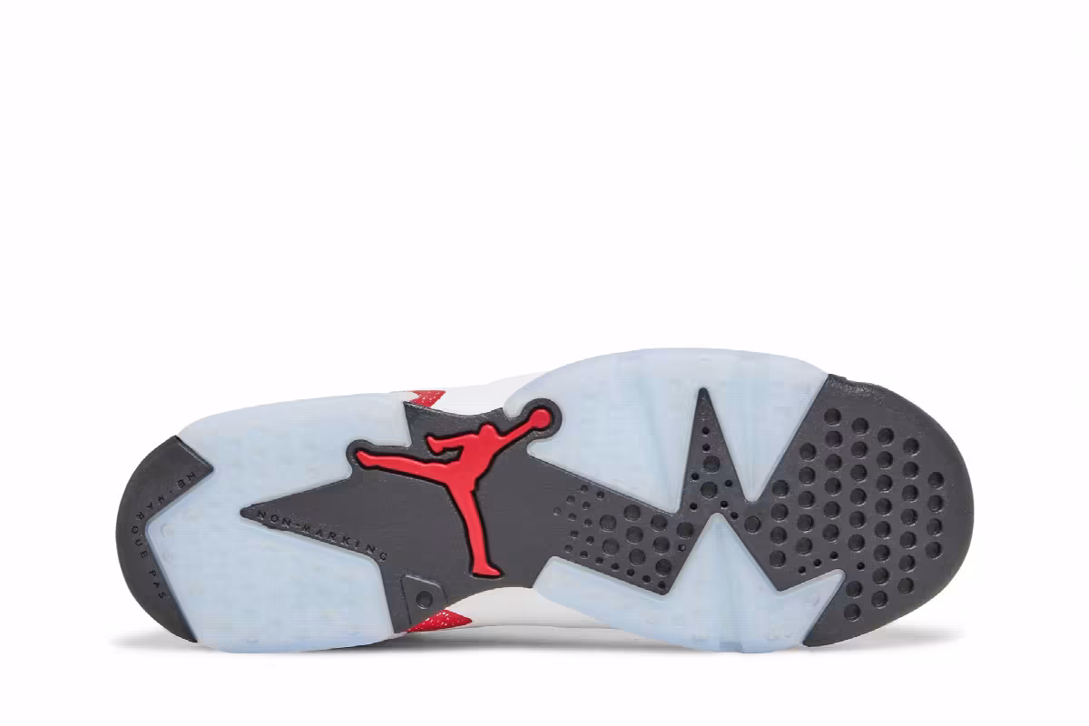 Air Jordan 6 GS Red Oreo, view 5