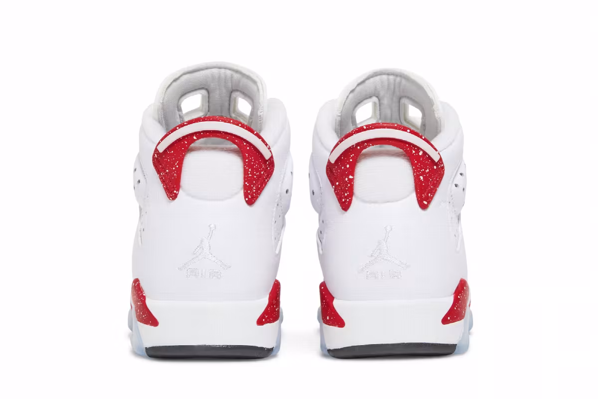 Air Jordan 6 GS Red Oreo, view 7