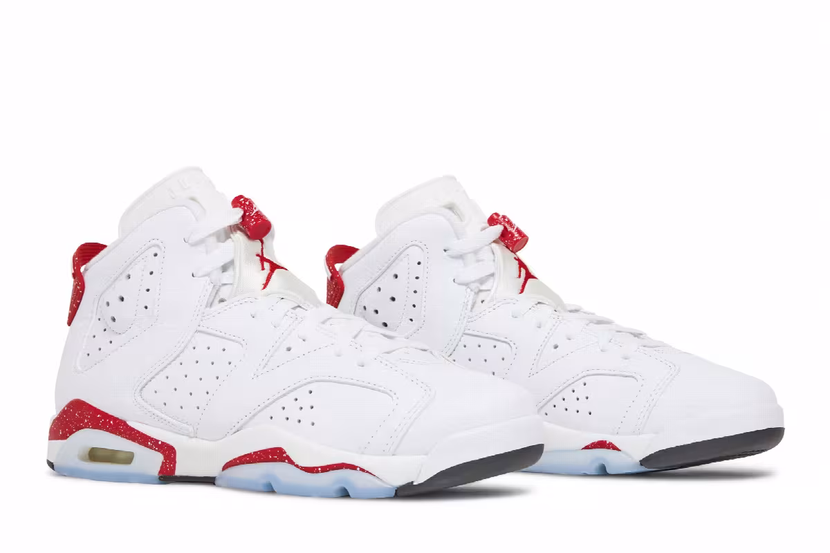 Air Jordan 6 GS Red Oreo, view 9