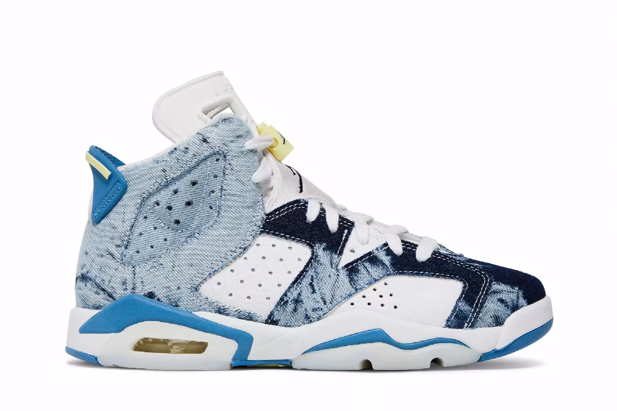 Air Jordan 6 GS Washed Denim 2022, view 2