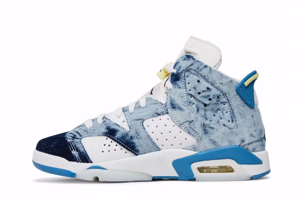 Air Jordan 6 GS Washed Denim 2022, view 4