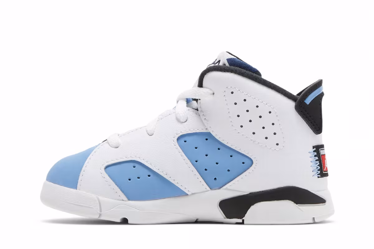 Air Jordan 6 TD UNC Home, view 4