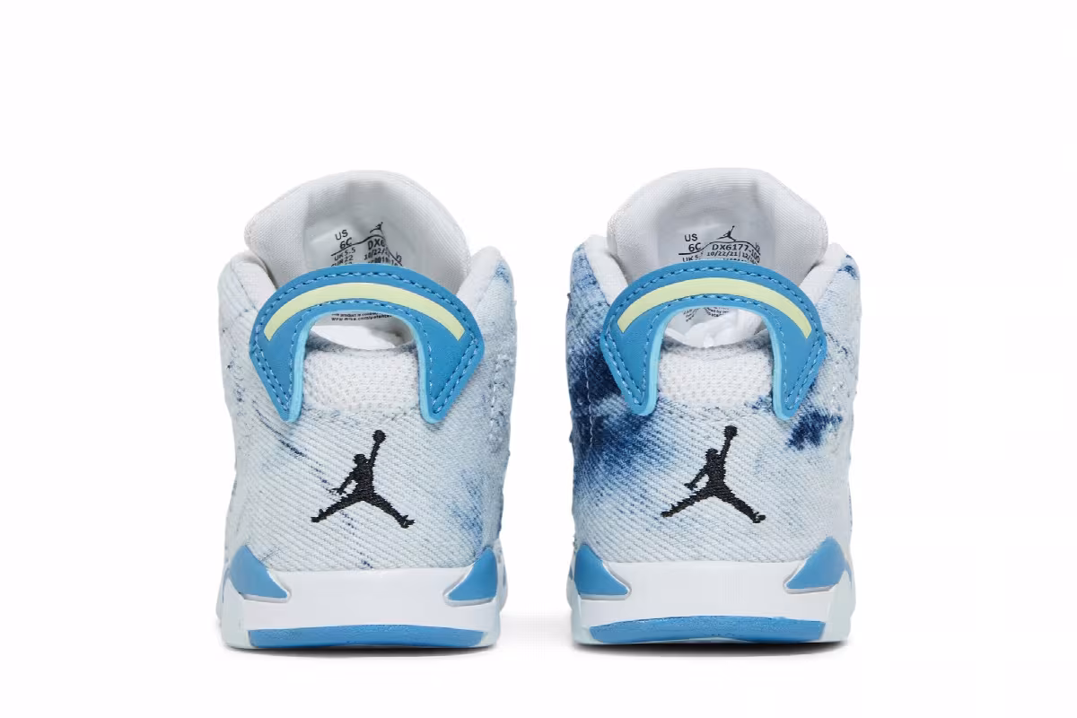 Air Jordan 6 TD Washed Denim 2022, view 7
