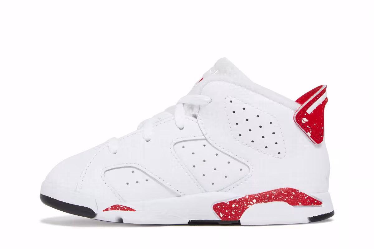 Air Jordan 6 TD Red Oreo, view 4
