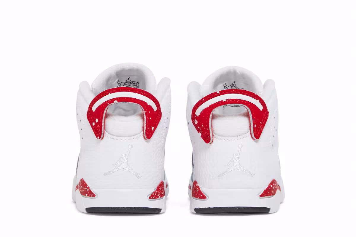 Air Jordan 6 TD Red Oreo, view 7