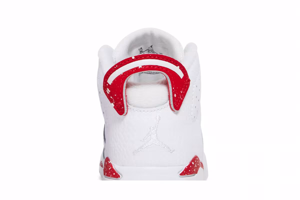 Air Jordan 6 TD Red Oreo, view 8