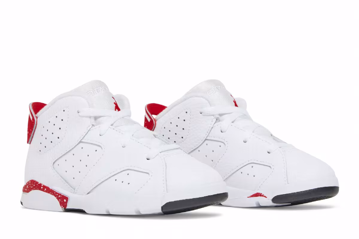 Air Jordan 6 TD Red Oreo, view 9