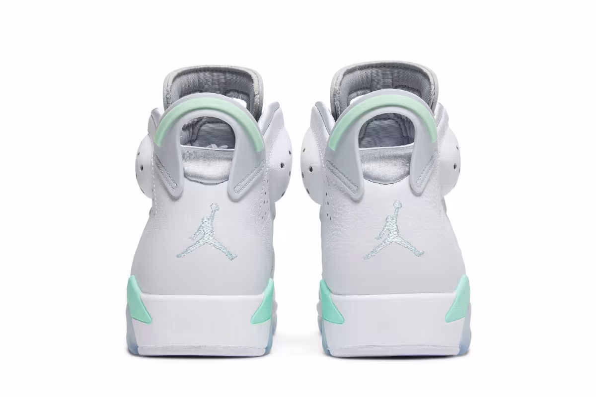 Women's Air Jordan 6 Mint Foam, view 7