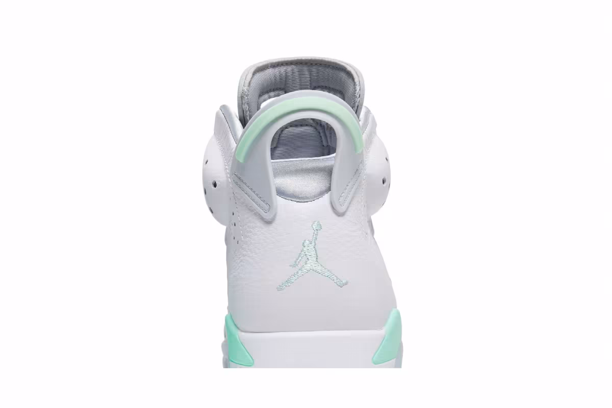 Women's Air Jordan 6 Mint Foam, view 8