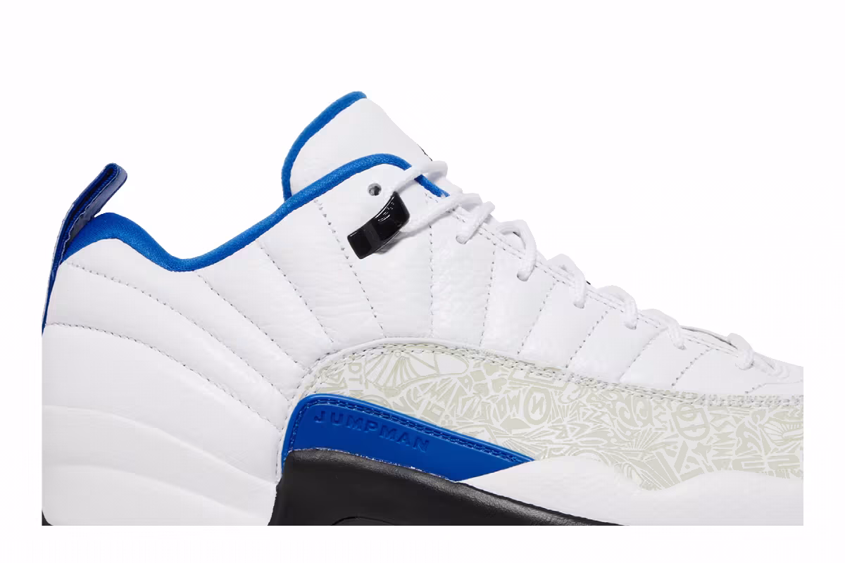 Air Jordan 12 Low Golf White Game Royal, view 3