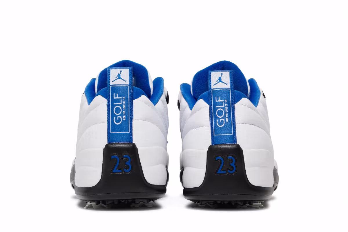 Air Jordan 12 Low Golf White Game Royal, view 7
