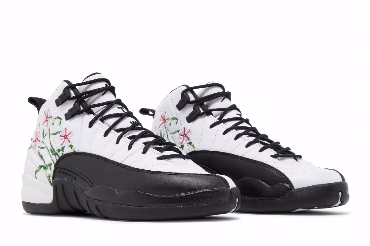Air Jordan 12 GS Floral, view 9