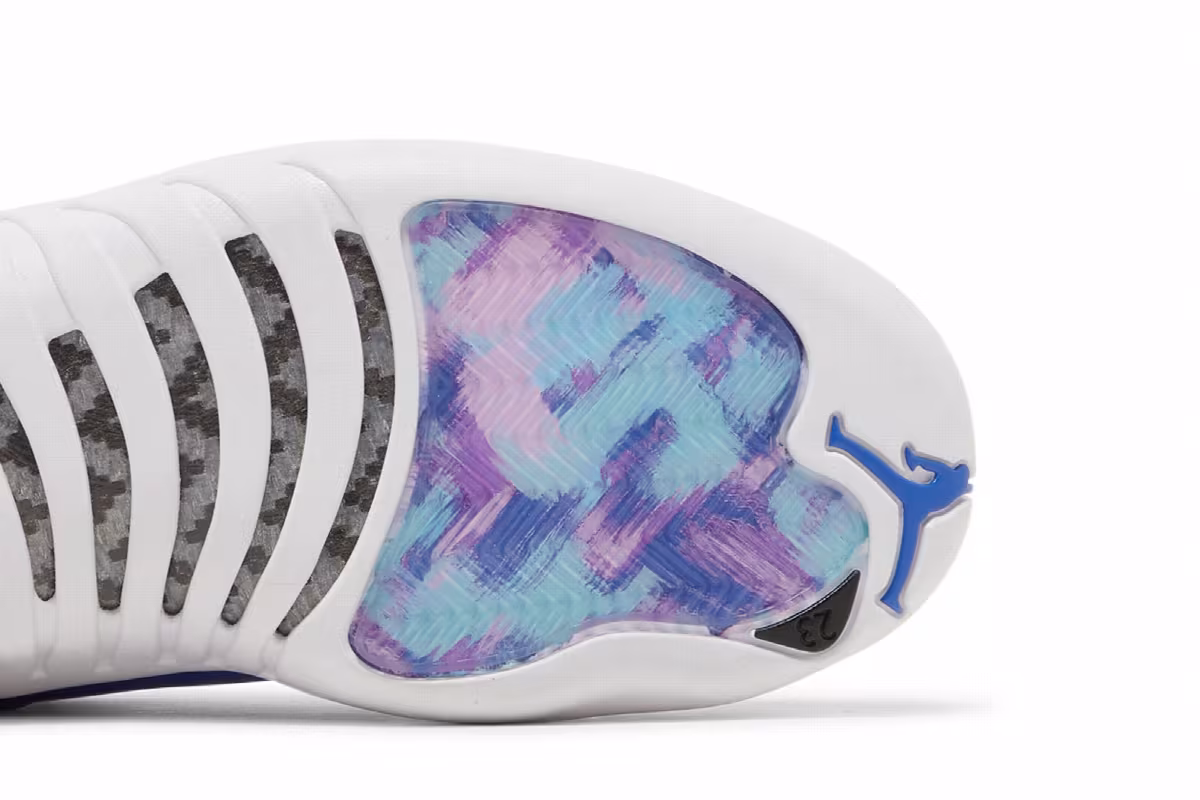Women's Air Jordan 12 Hyper Royal, view 6