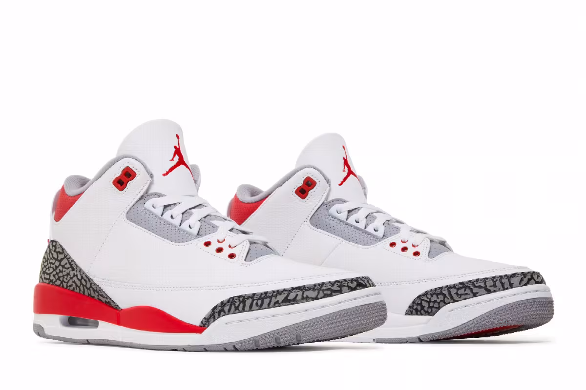 Air Jordan 3 Fire Red 2022, view 9