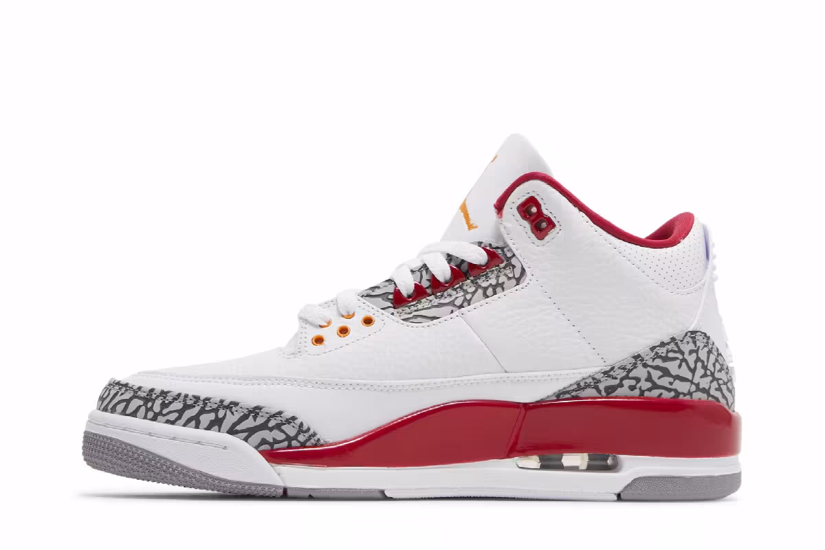 Air Jordan 3 Cardinal Red, view 4