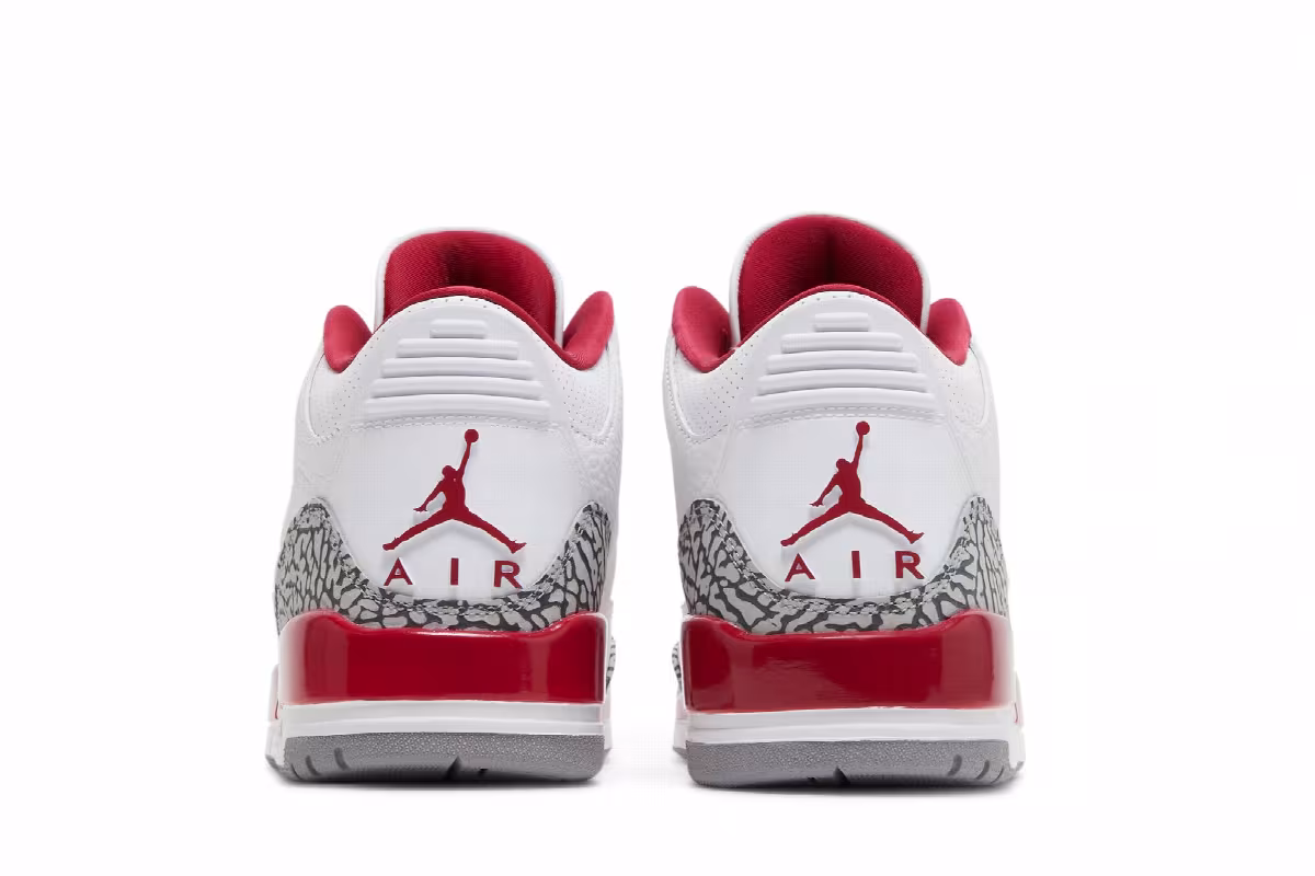 Air Jordan 3 Cardinal Red, view 7