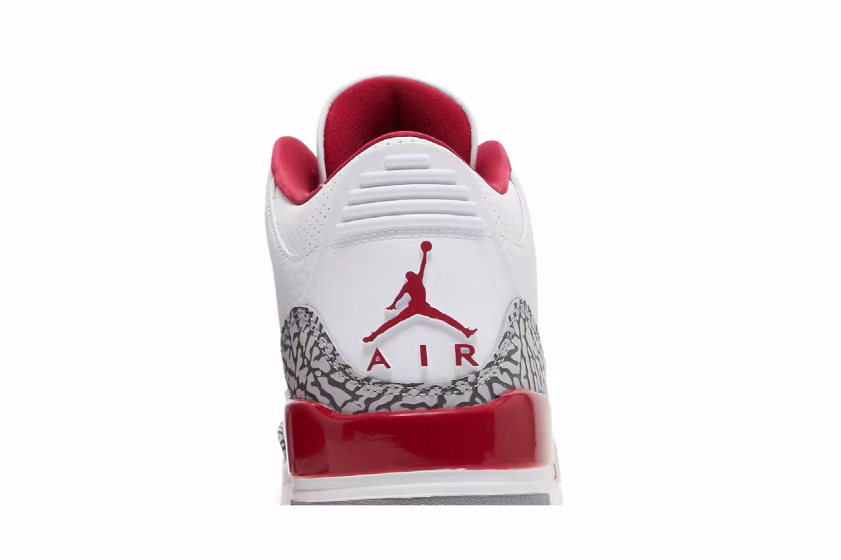 Air Jordan 3 Cardinal Red, view 8