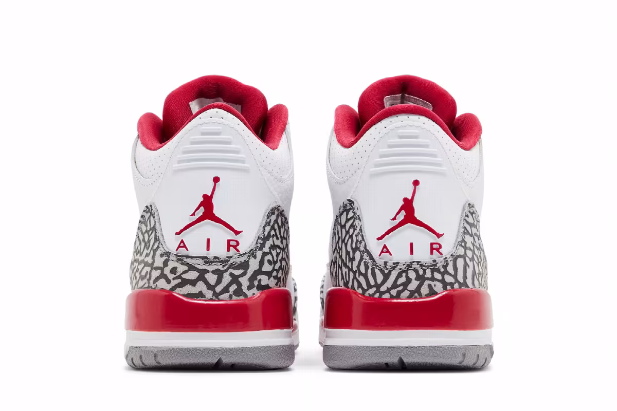 Air Jordan 3 GS Cardinal Red, view 7