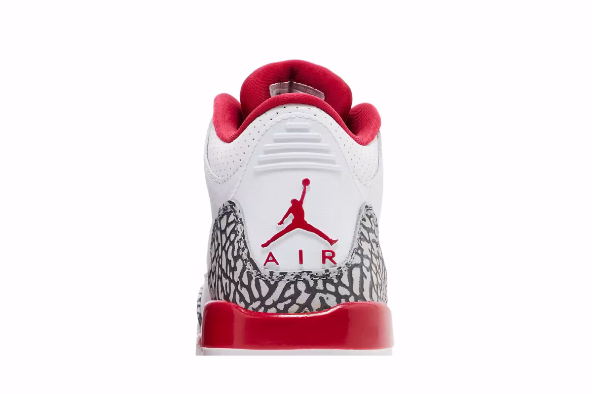 Air Jordan 3 GS Cardinal Red, view 8