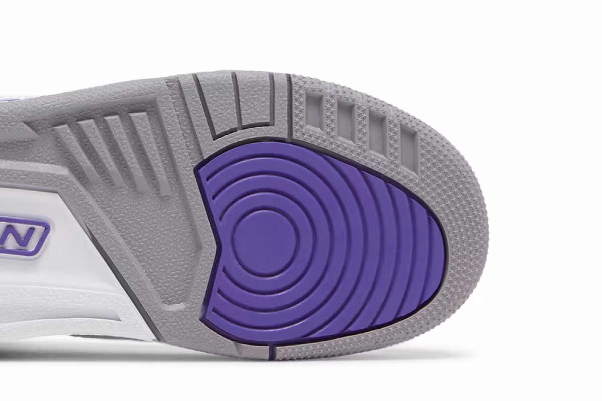 Air Jordan 3 GS Dark Iris, view 6