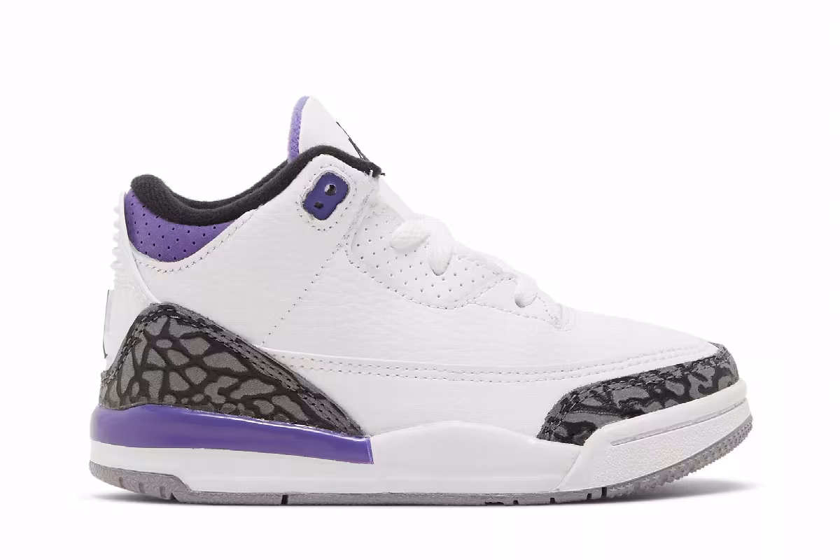 Air Jordan 3 TD Dark Iris, view 2