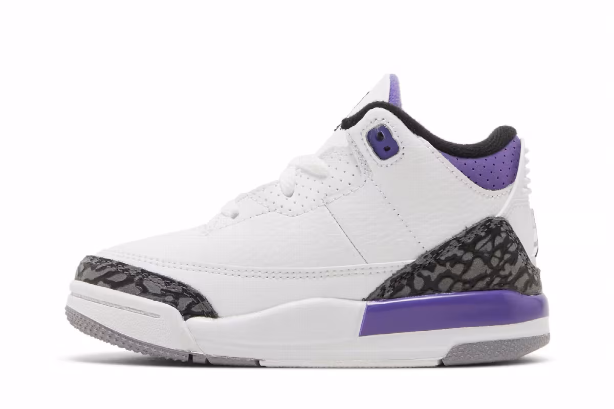 Air Jordan 3 TD Dark Iris, view 4