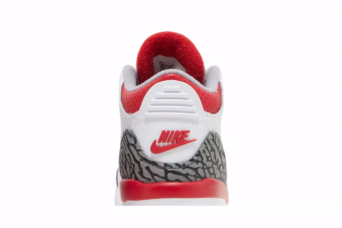 Air Jordan 3 TD Fire Red 2022, view 8