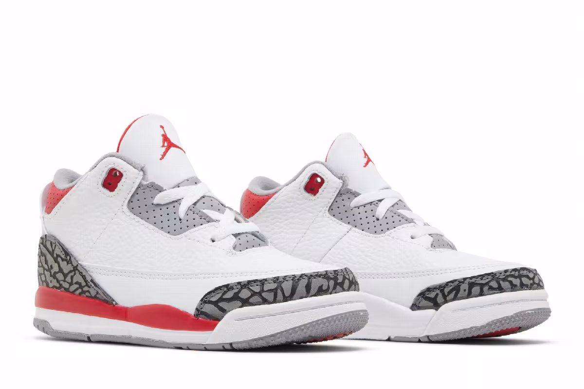 Air Jordan 3 TD Fire Red 2022, view 9