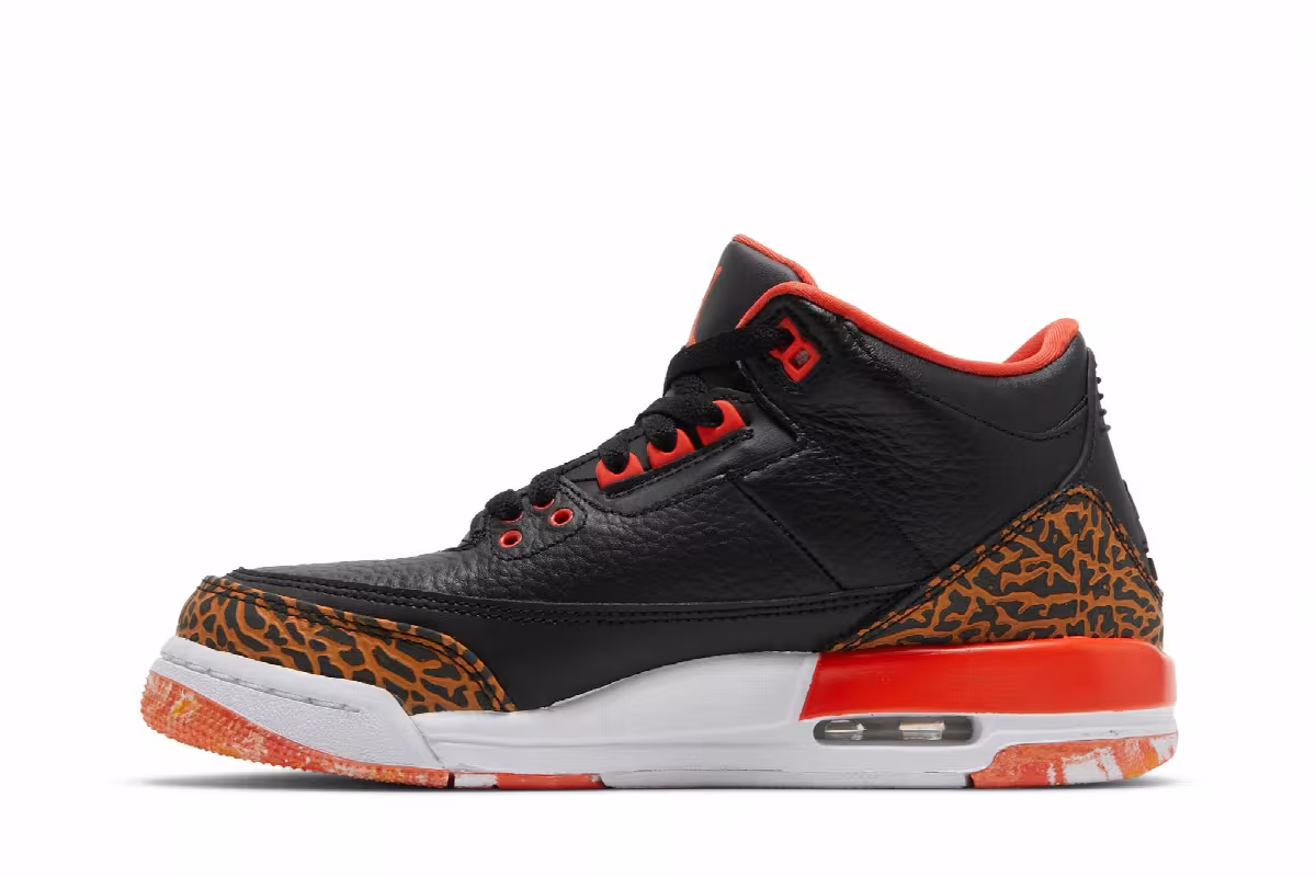 Air Jordan 3 GS Kumquat, view 4