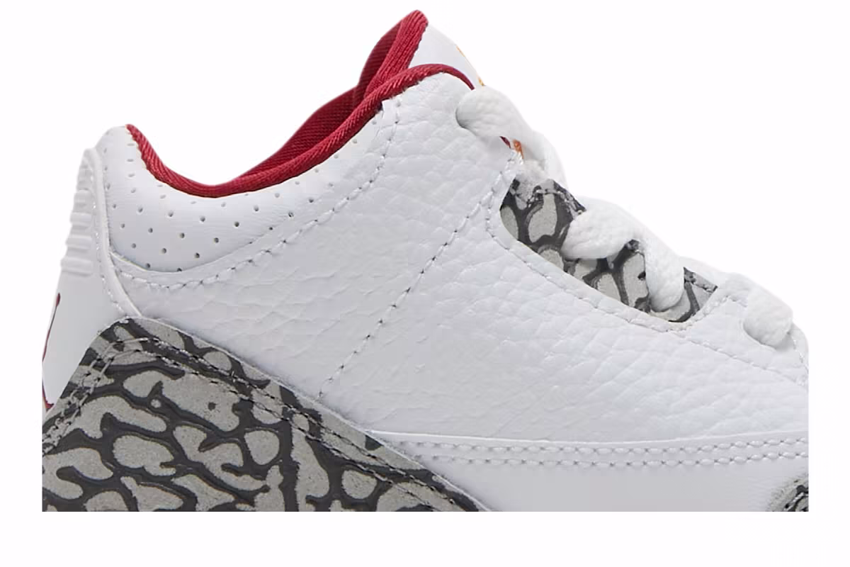 Air Jordan 3 TD Cardinal Red, view 3