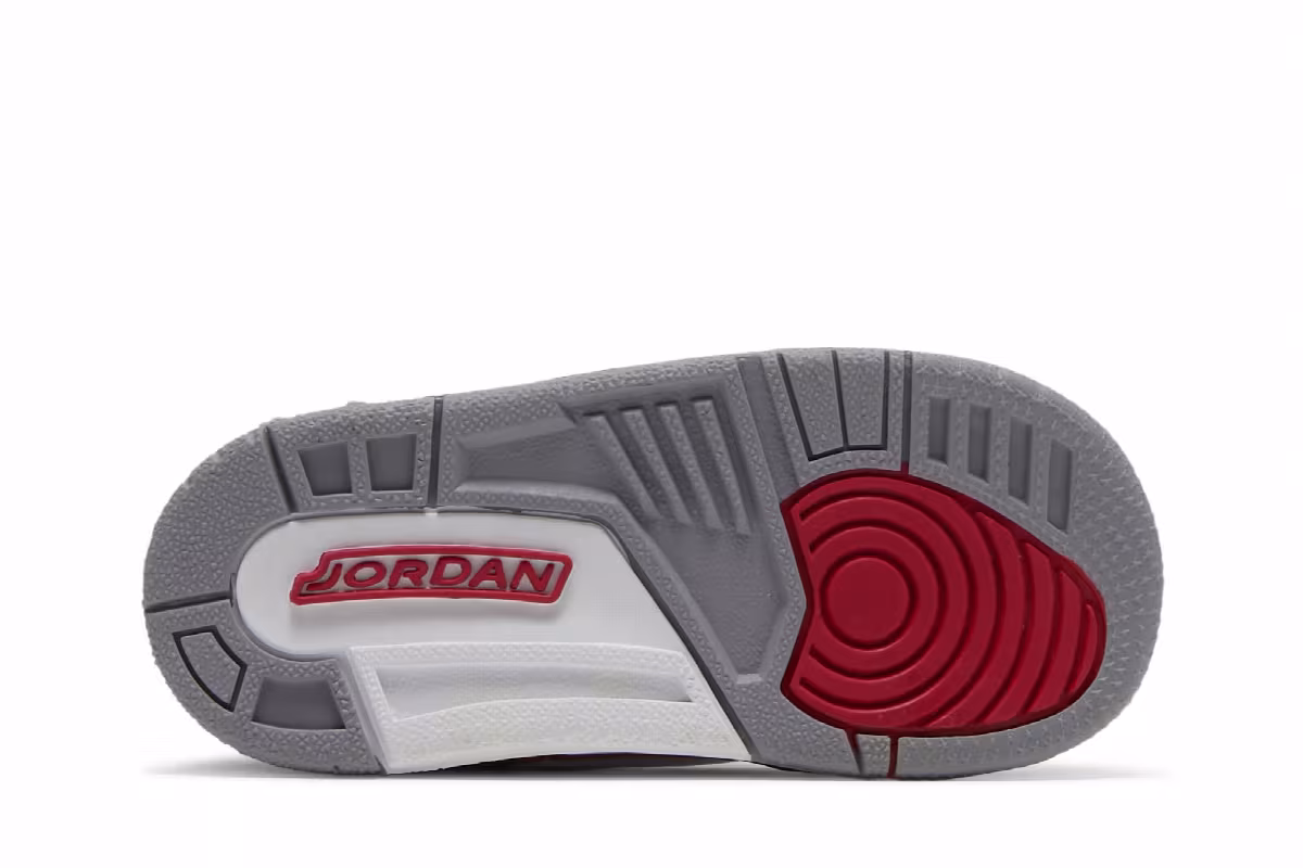 Air Jordan 3 TD Cardinal Red, view 5