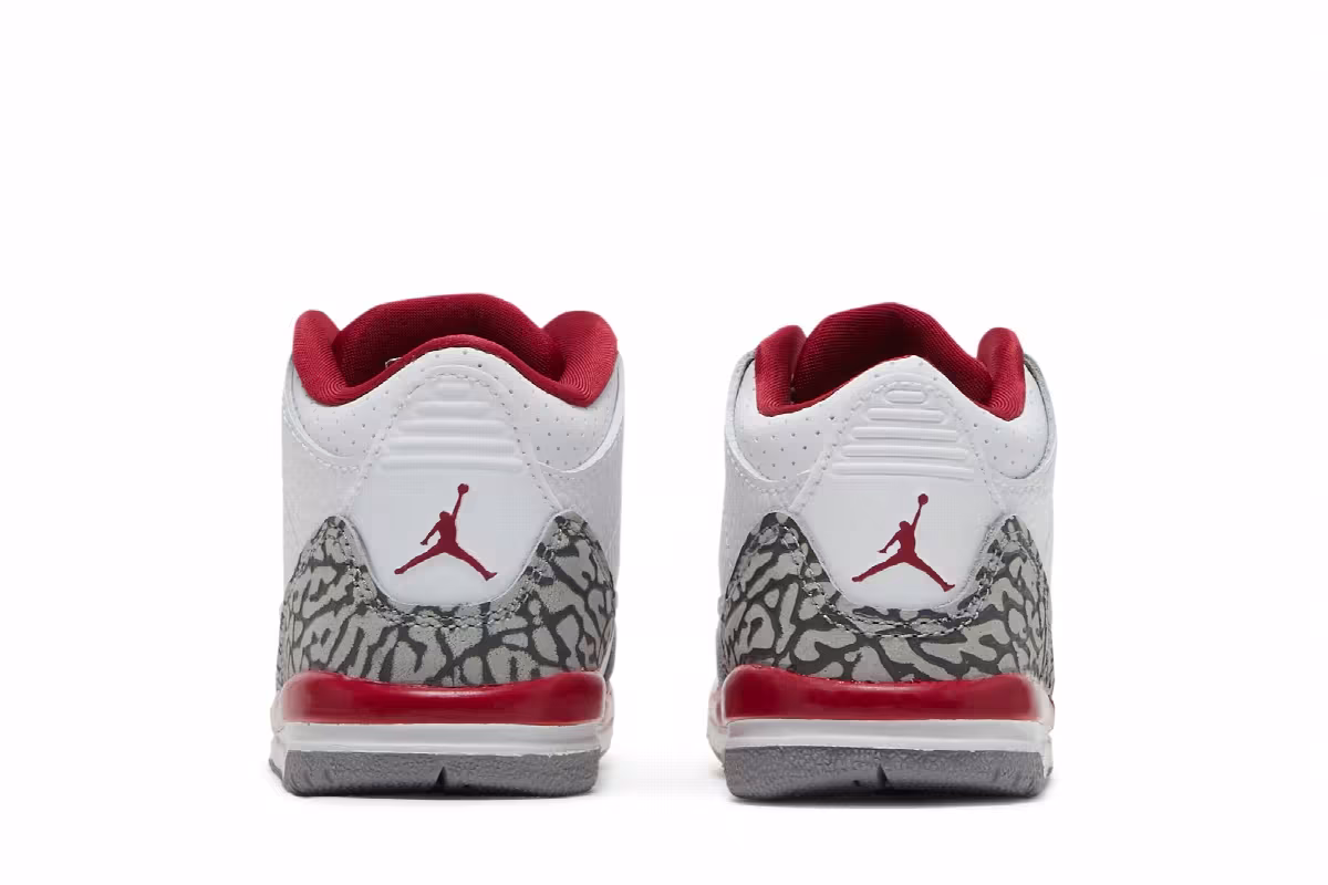 Air Jordan 3 TD Cardinal Red, view 7