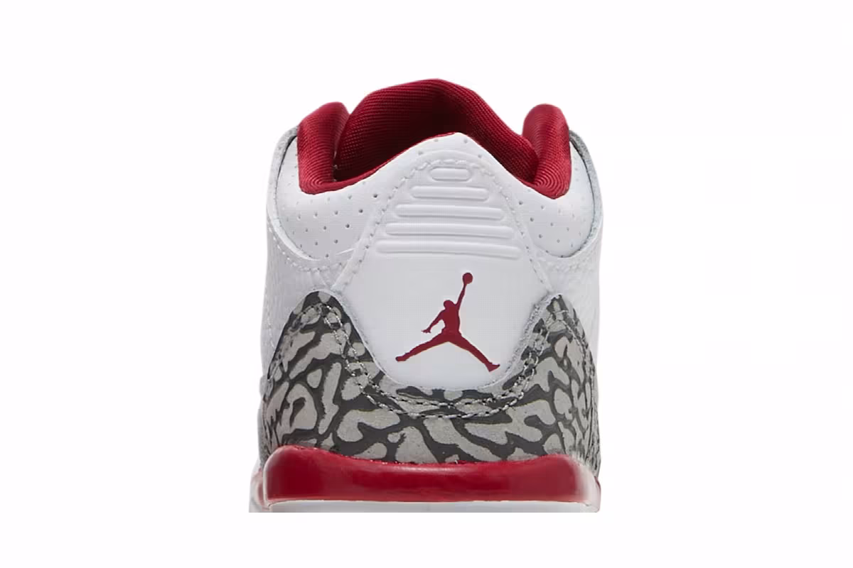 Air Jordan 3 TD Cardinal Red, view 8