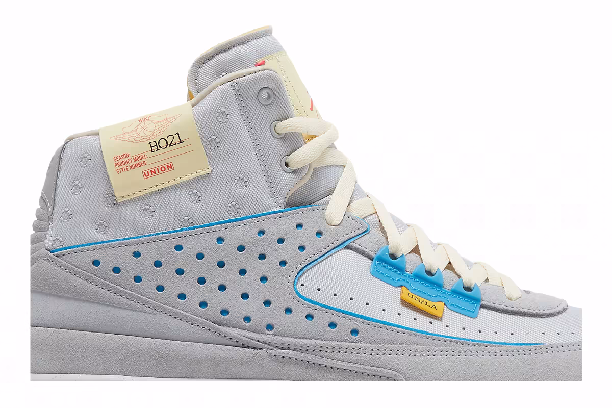 Union LA x Air Jordan 2 SP Grey Fog, view 3