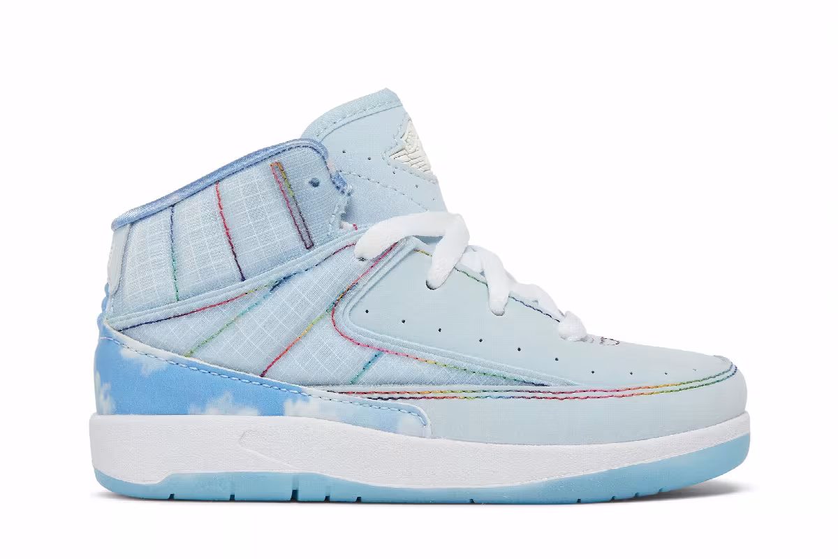 J. Balvin x Air Jordan 2 SP TD, view 2